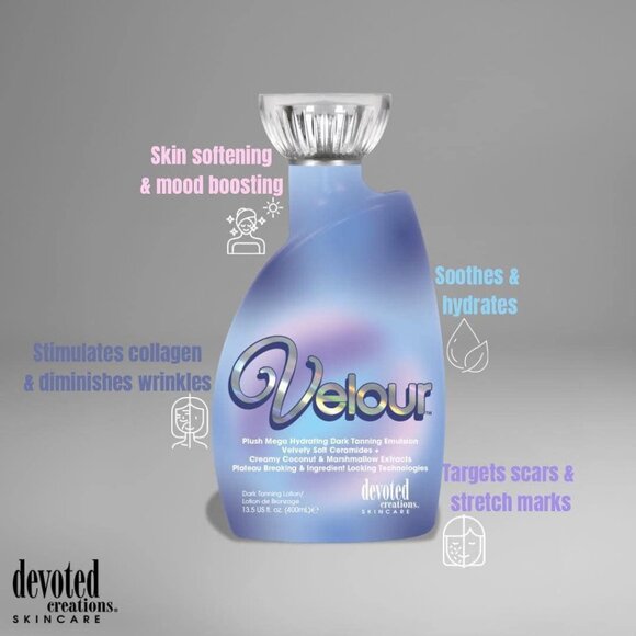 Devoted Creations Velour Tanning Lotion New 2025! - Picture 2 of 3